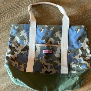 Vineyard Vine Camo Canvas Bag
